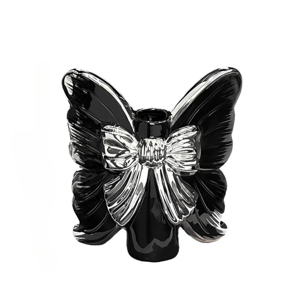 ArtZ® Nordic Butterfly Vase - Black