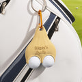 Personalizado 3D Texto Impreso Divertido Multicolor Golf Ball Holder con Clip Golf Club Accesorio Deportes Cumpleaños Navidad Regalo para Golf Lover