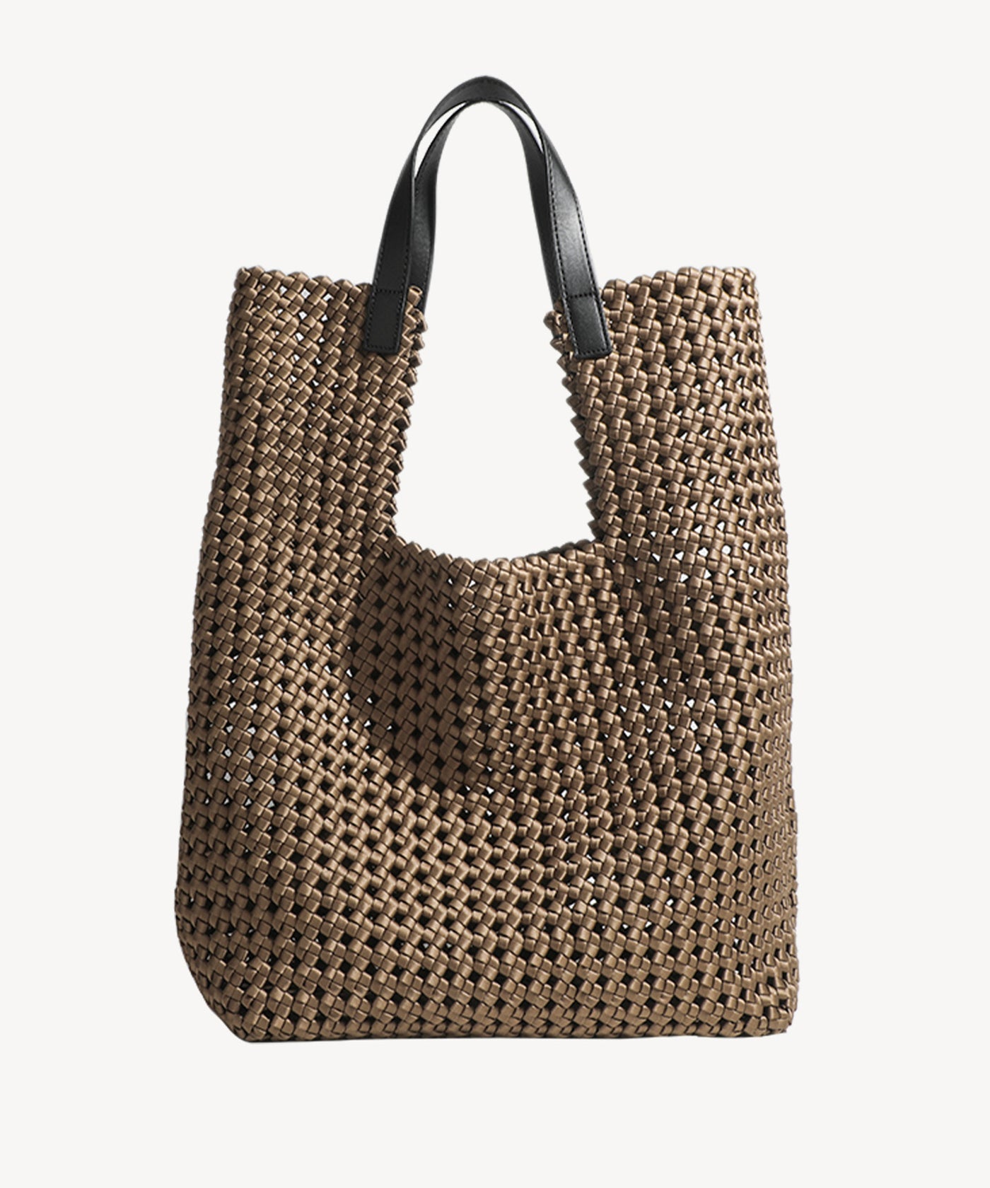 2 PCs Set Woven Large Handle Bag