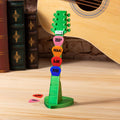 Clavijero de Guitarra Personalizado 3D Nombre Estante para Púas de Guitarra Almacenaje de Púas Decoración del Hogar Regalo de Cumpleaños para Amantes de la Música