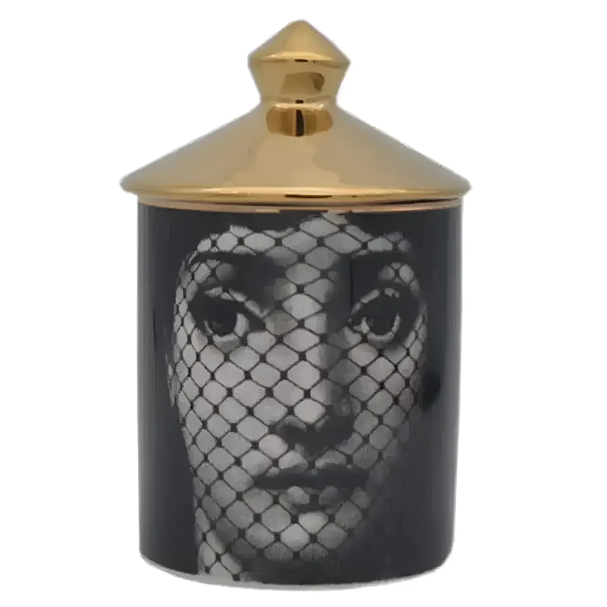 Face Net Lina Cavalieri Ceramic Aromatherapy Candle Jar with Lid