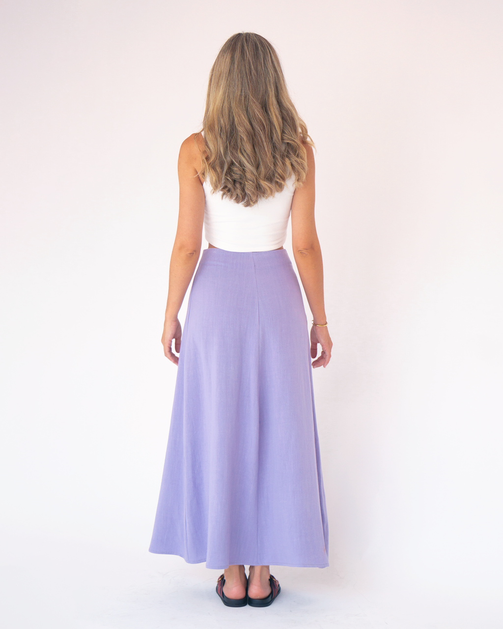 falda brisa violeta △