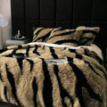 Faux Fox Fur Plush Weighted Blanket