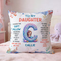 Funda de almohada personalizada con nombre y título, decoración del hogar, regalo de cumpleaños para niñas y niños.