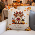 Almohada personalizada con nombre para el Día de Acción de Gracias, Cumpleaños y Día de Acción de Gracias para la familia y los niños
