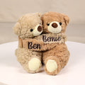 A Hug for My Cutie Love - Regalo personalizado y perfumado de peluche de osito de peluche para cumpleaños, aniversario de boda y San Valentín