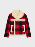 Celine Caban Jacket — Red