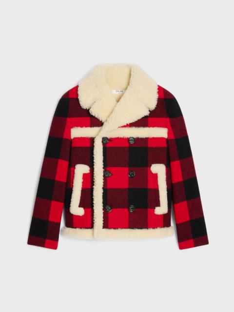 Celine Caban Jacket — Red