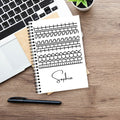 Personalizado Fuck This Shit Ocultar Mensaje A5 Diario Cuaderno con Nombre Divertido Cumpleaños Regalo para Amigos Colega