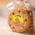 Adhesivo personalizado del monstruo de las galletas Monstruo del pan Simpático adhesivo de galleta con nombre Regalo de cumpleaños de pastelería para pastelero