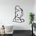 Female Body Beauty Metal Wall Decor