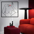 Female Body Beauty Minimalist Metal Wall Decor