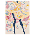 Feminine Art Moment Hand Tufted Rug