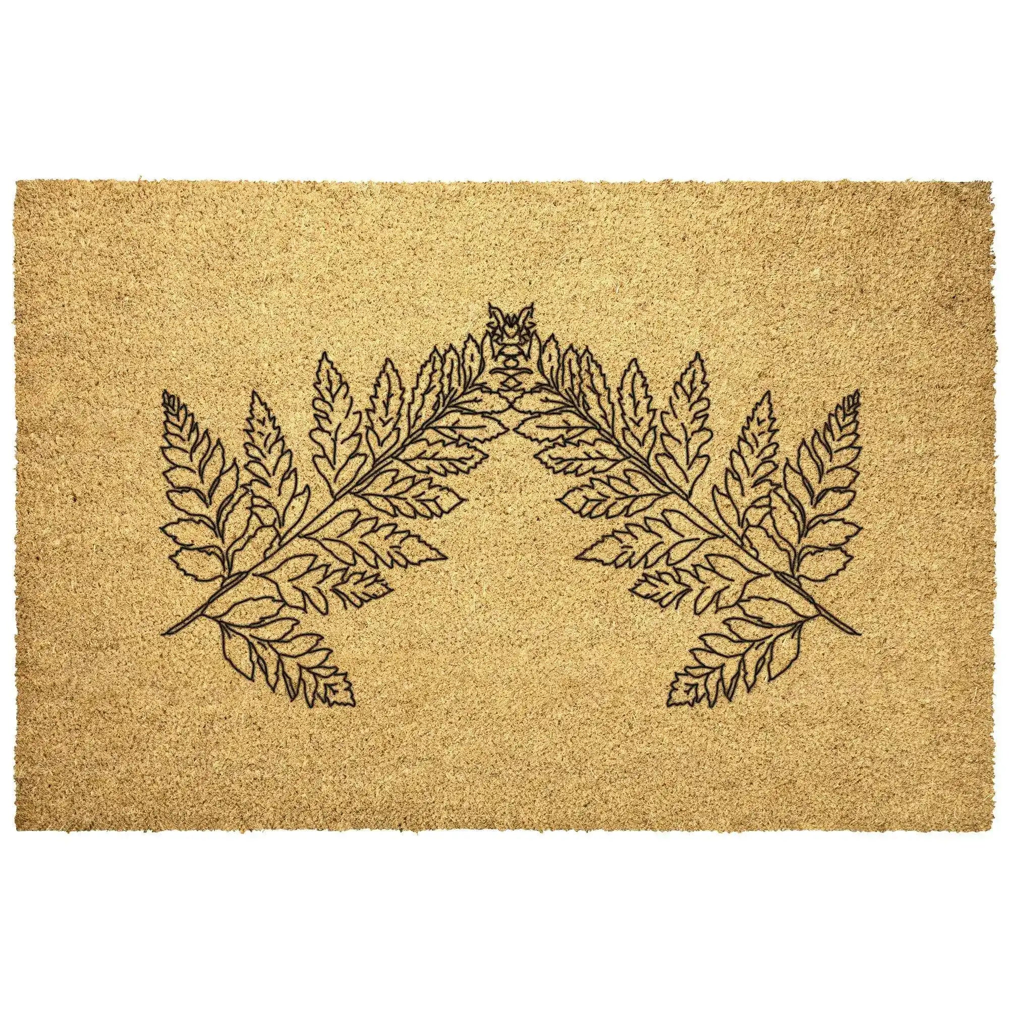 Fern Fronds Door Mat