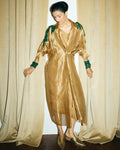 Gold Moulin Shirt And Mimosa Dress By KYNAH, Luxury Indian Fashion & Bridal Wear