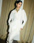 Ivory Lolo 3.0. Shirt By KYNAH, Luxury Indian Fashion & Bridal Wear