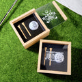 Monograma Personalizado Nombre Inicial Golf Ball Gift Set Club de Competición Souvenir Birthday Gift for Golf Lover Golfer