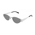 Gucci Silver Metal Frame Sunglasses — Silver