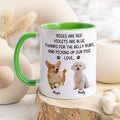 Personalizada 1-3 Fotos de Mascotas Huella de la Pata 11 oz 15 oz Taza de Cerámica con Nombres Uso Diario Regalo de Cumpleaños para Amante de Mascotas