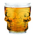 Vasos de Chupito Calavera Set 4 Vidrio