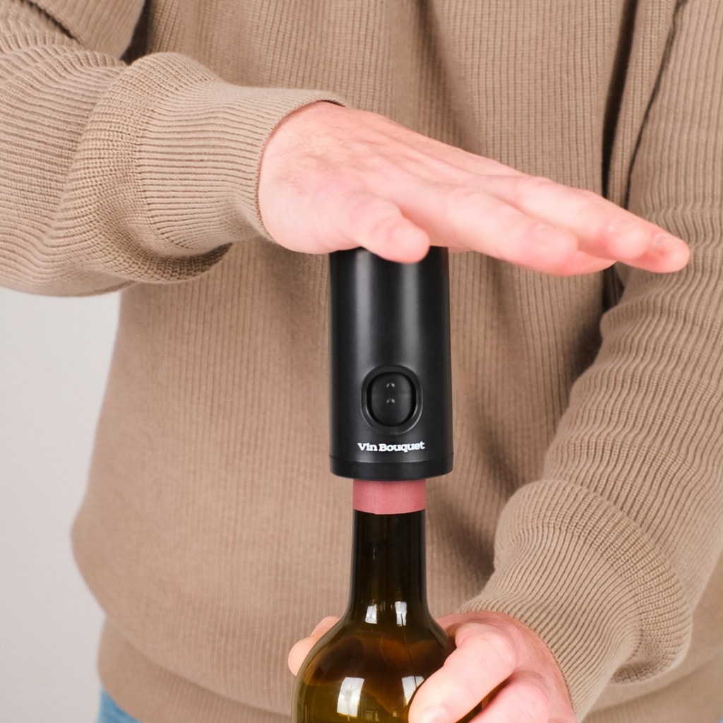 Tapón conservador de vino con indicador de sonido