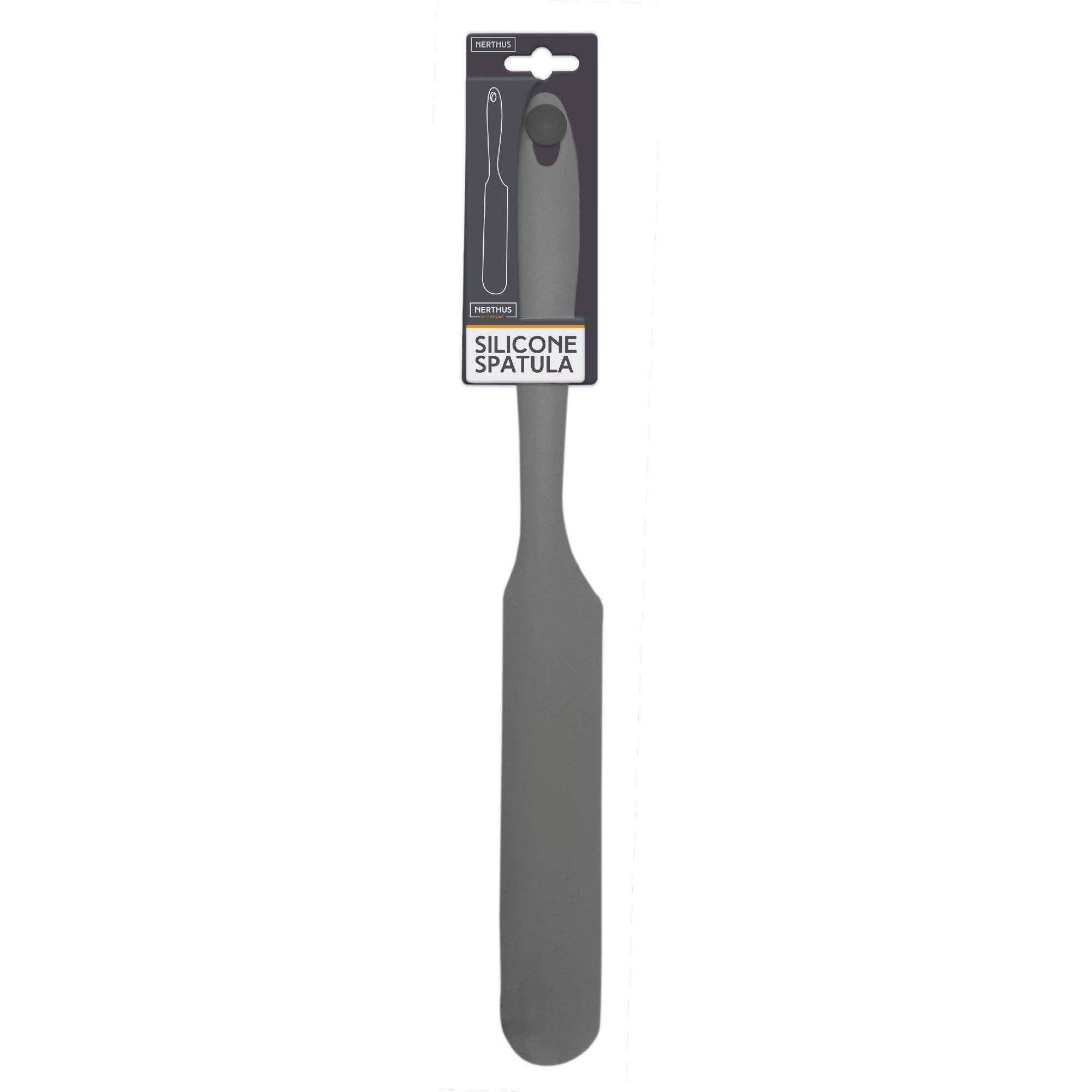 Espátula de silicona gris para repostería