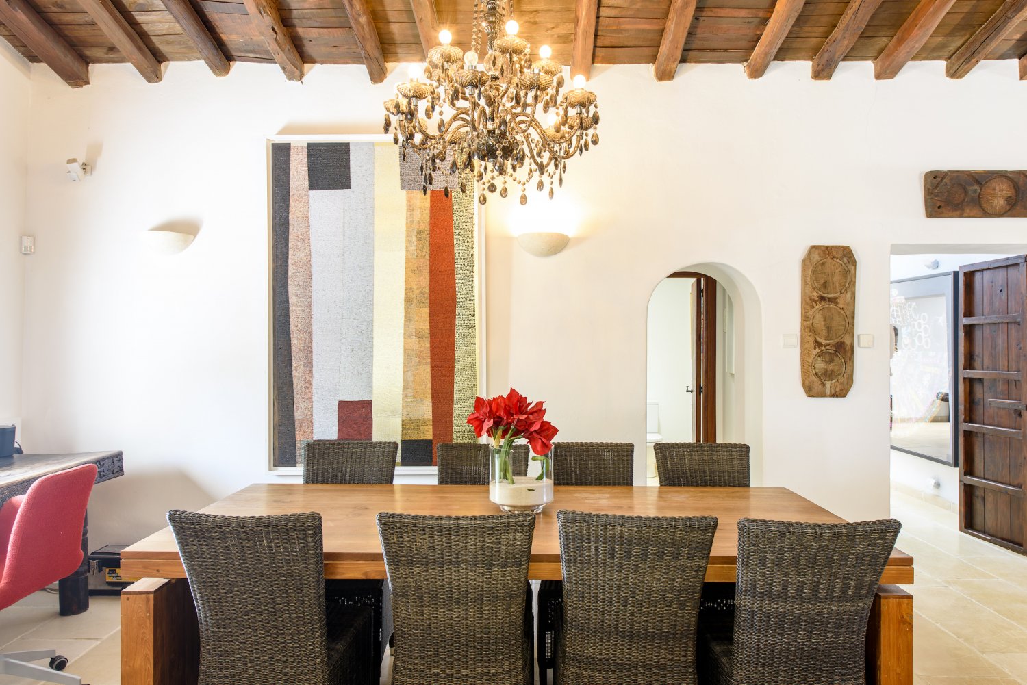 200-Year-Old Classic Ibizan Farmhouse Finca with Cozy Interiors in Ibiza Town