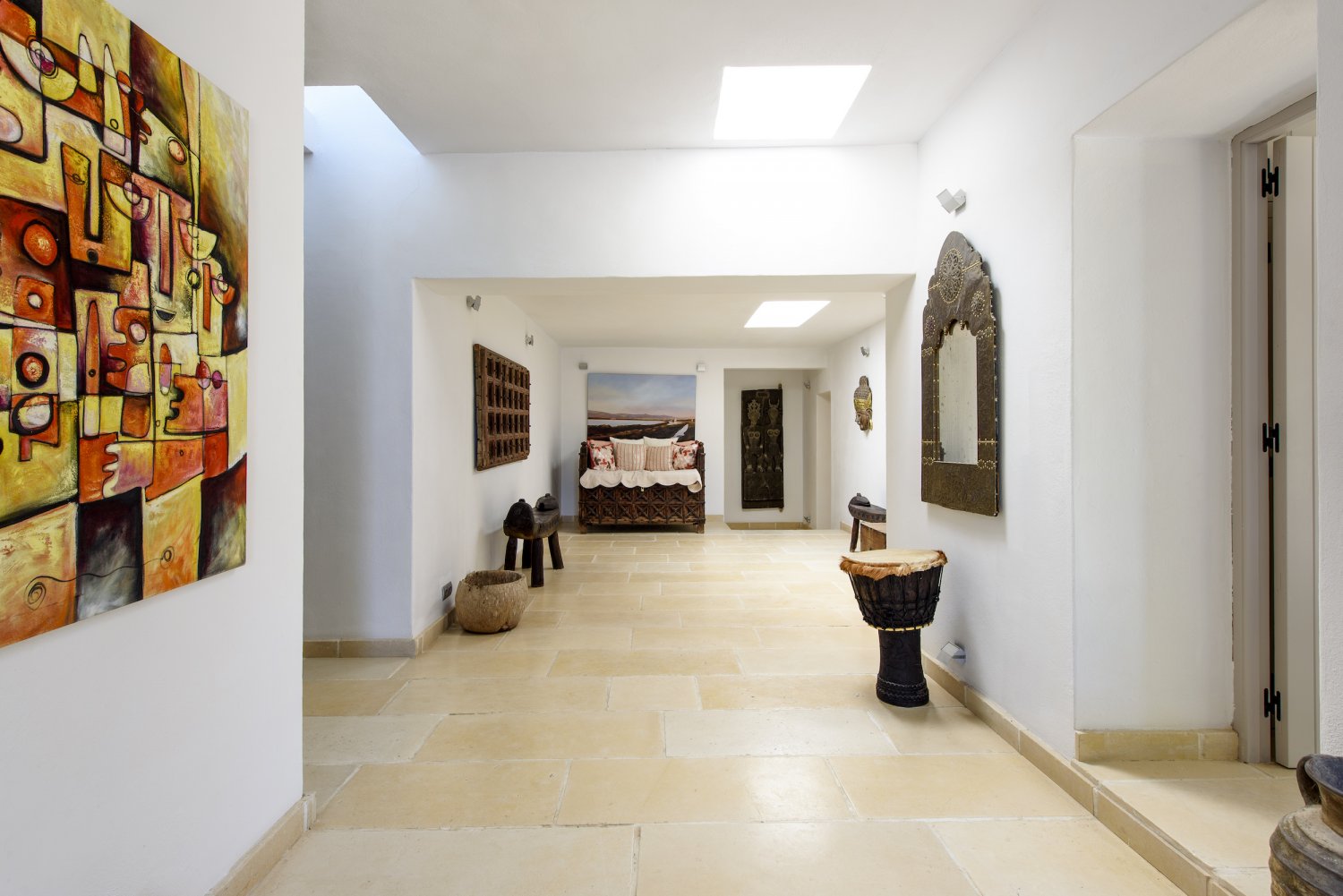 200-Year-Old Classic Ibizan Farmhouse Finca with Cozy Interiors in Ibiza Town