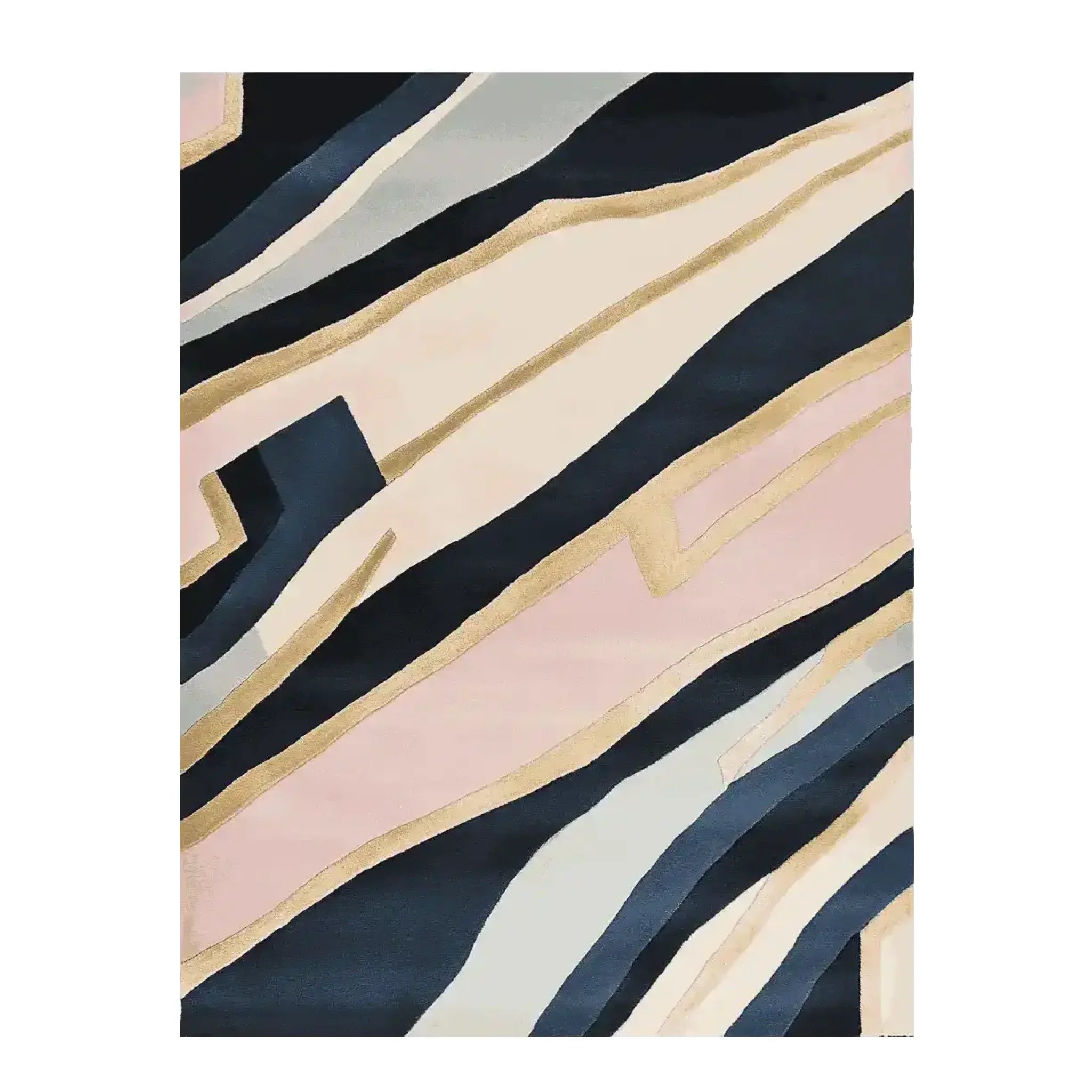 Flooded With Motion Hand Tufted Rug