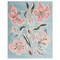 Floral Brush Symphony Hand Tufted Rug