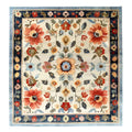 Floral Extravaganza Wool Hand Knotted Area Rug