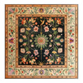 Floral Heritage Wool Hand Knotted Area Rug