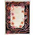 Floral Spiral Hand Tufted Wool Rug