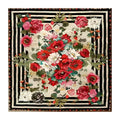 Flourish Fields Floral Wool Hand Knotted Area Rug
