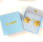 Gold Flower Earrings