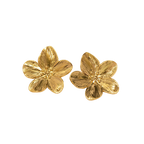 Gold Flower Earrings