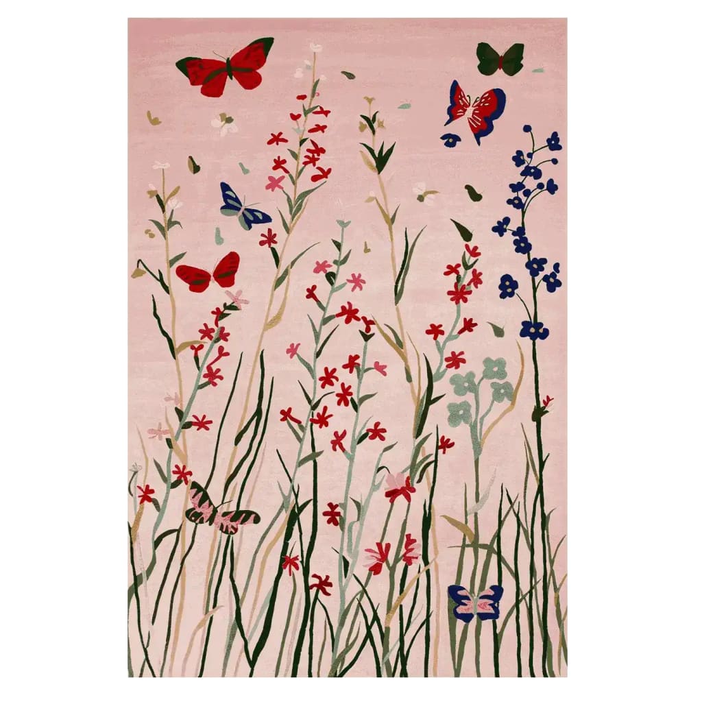 Fluttering Meadows Hand Tufted Rug