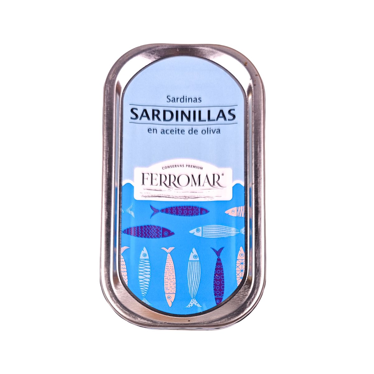 Sardinillas en aceite de oliva 12/16 pzas Conservas FerroMar