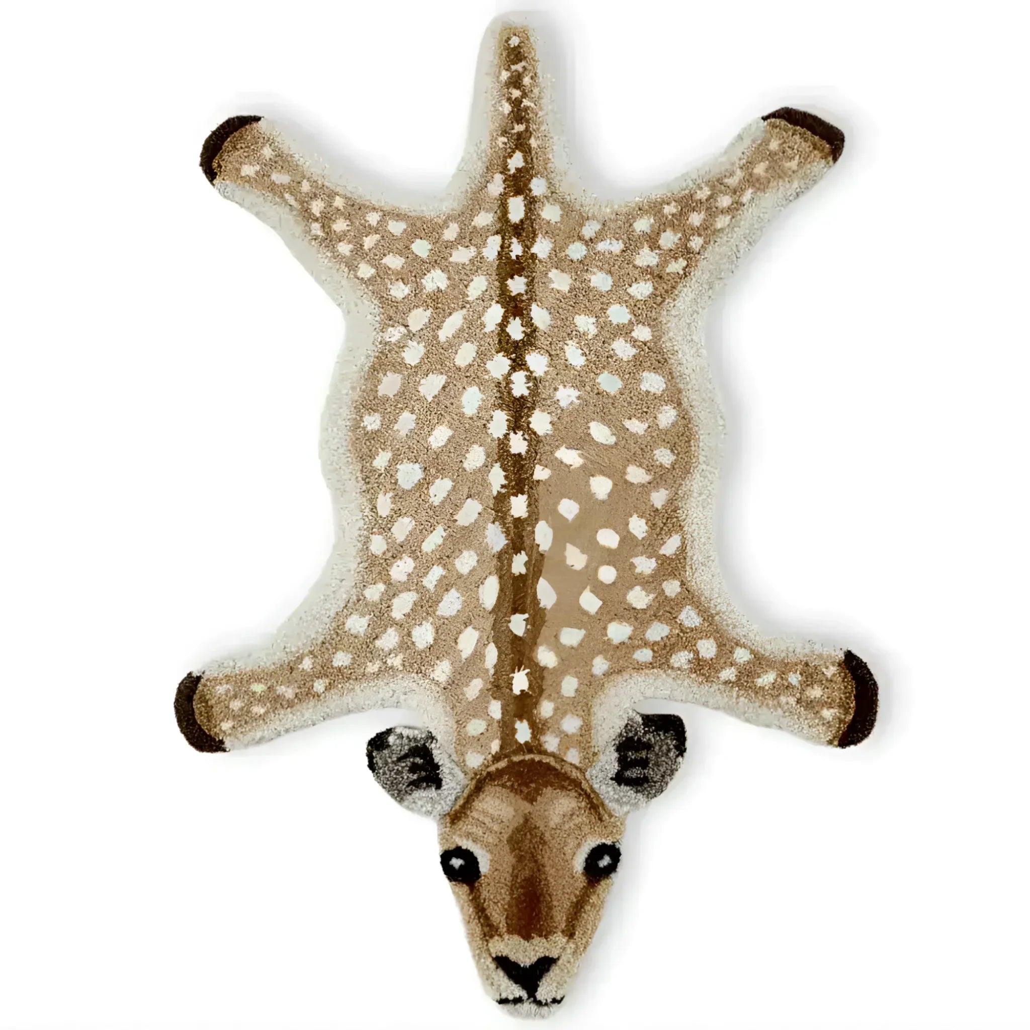 For the Love of Deer Hand Tufted Wool Rug