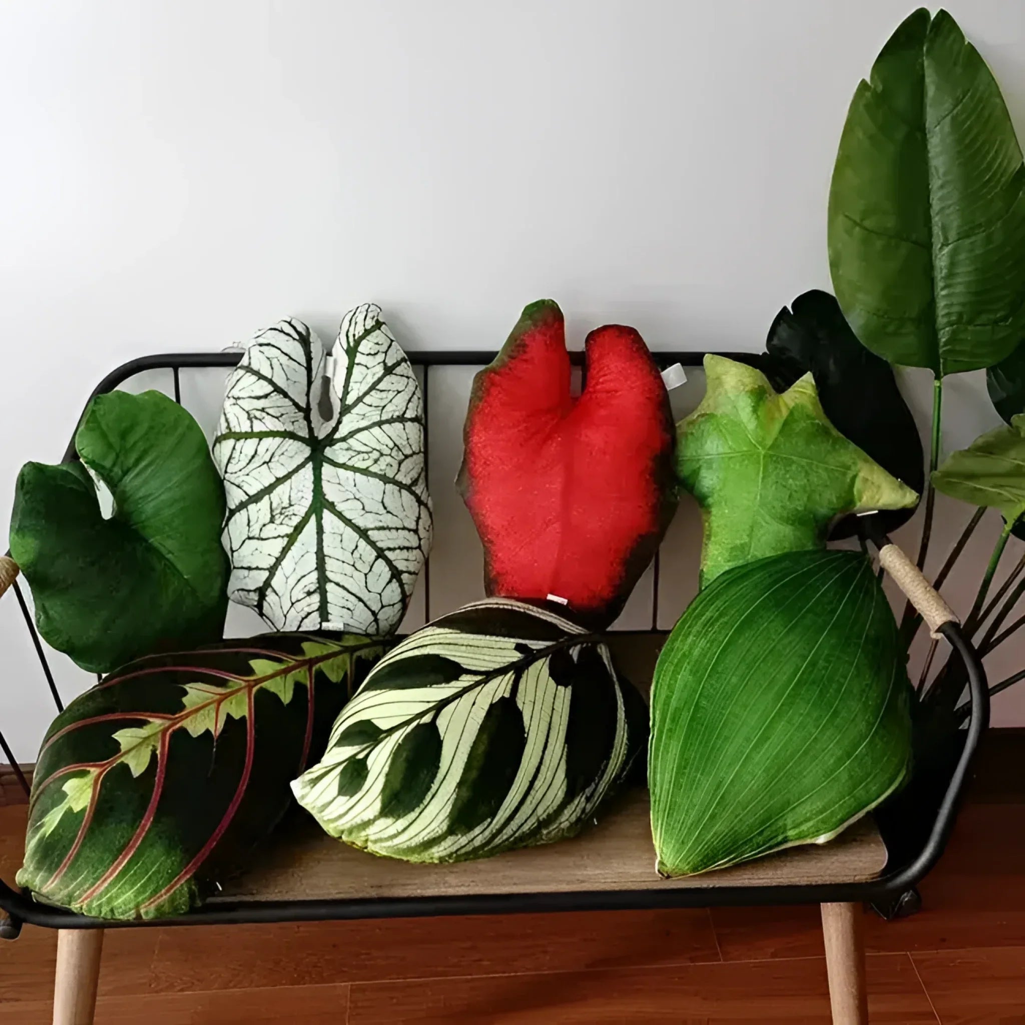 For the Love of Monstera Leaf Decorative Throw Pillow