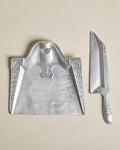 Aluminum Crumb Catcher — Tray with Floral Scroll By Forgrave