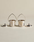 Art Nouveau Tea Strainer Set — Pierced Cup Form By Forgrave