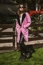 Formal Leather Pants - Negro