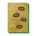 Four Evil Eyes Viscose Hand Tufted Wool Rug