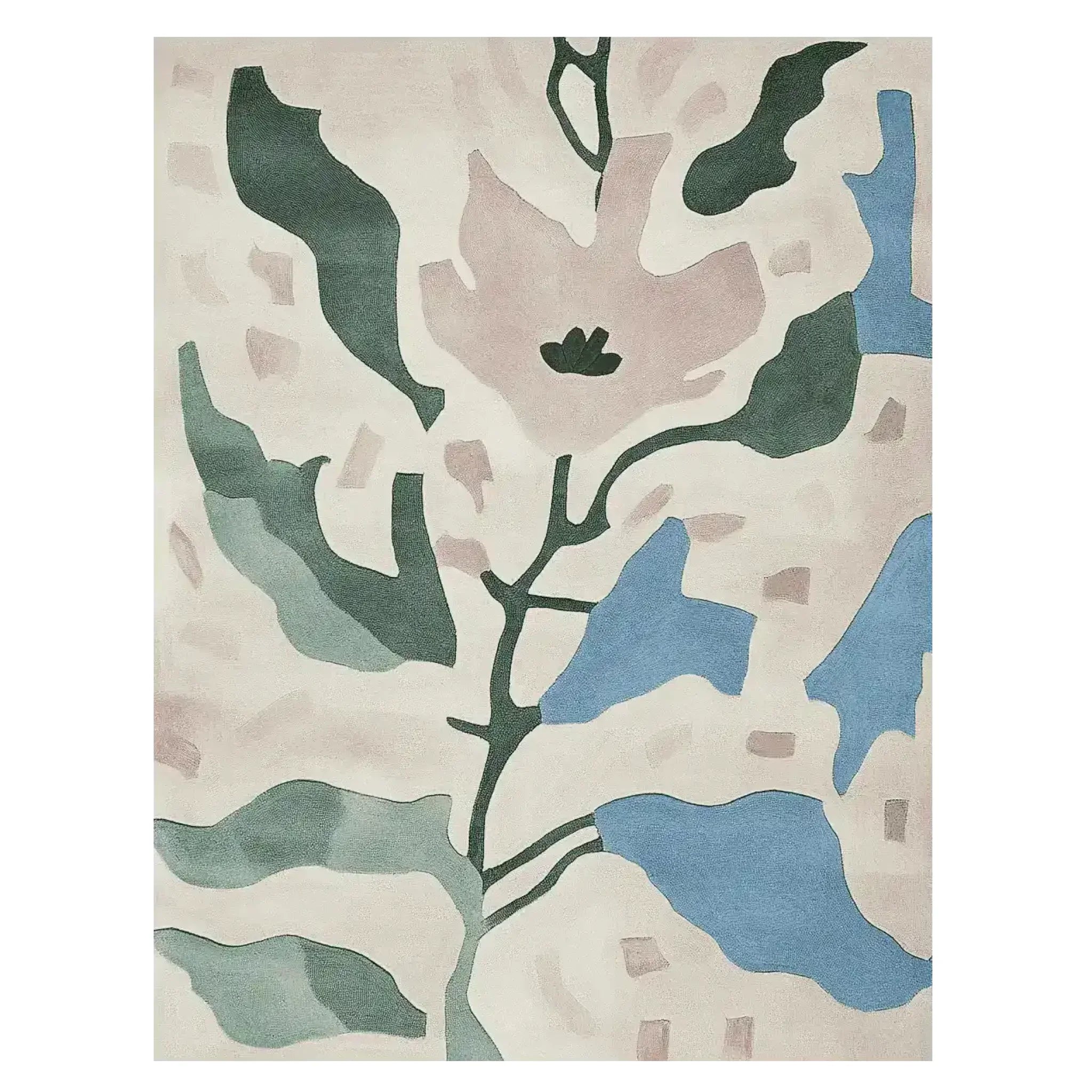 Fragmented Floral Dream Hand Tufted Rug