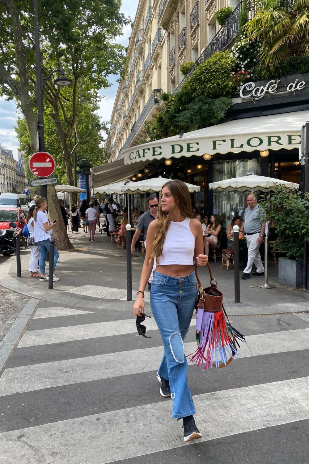 FRINGES BAG MULTICOLOR
