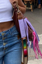 FRINGES BAG MULTICOLOR