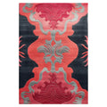 Fuchsia vase Hand Tufted Wool Rug
