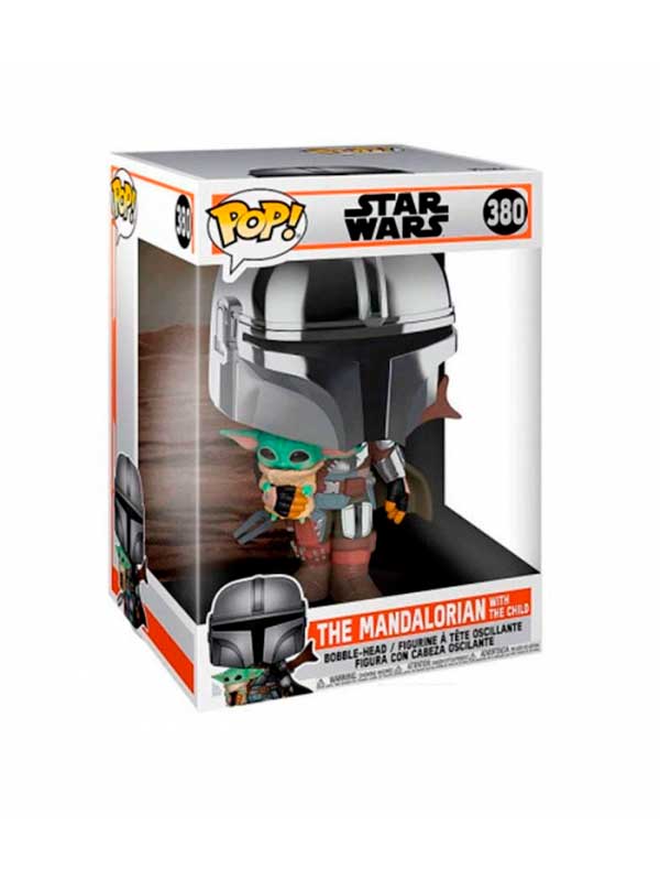 Funko Pop! Star Wars - Mandalorian With The Child 10" (25cm)