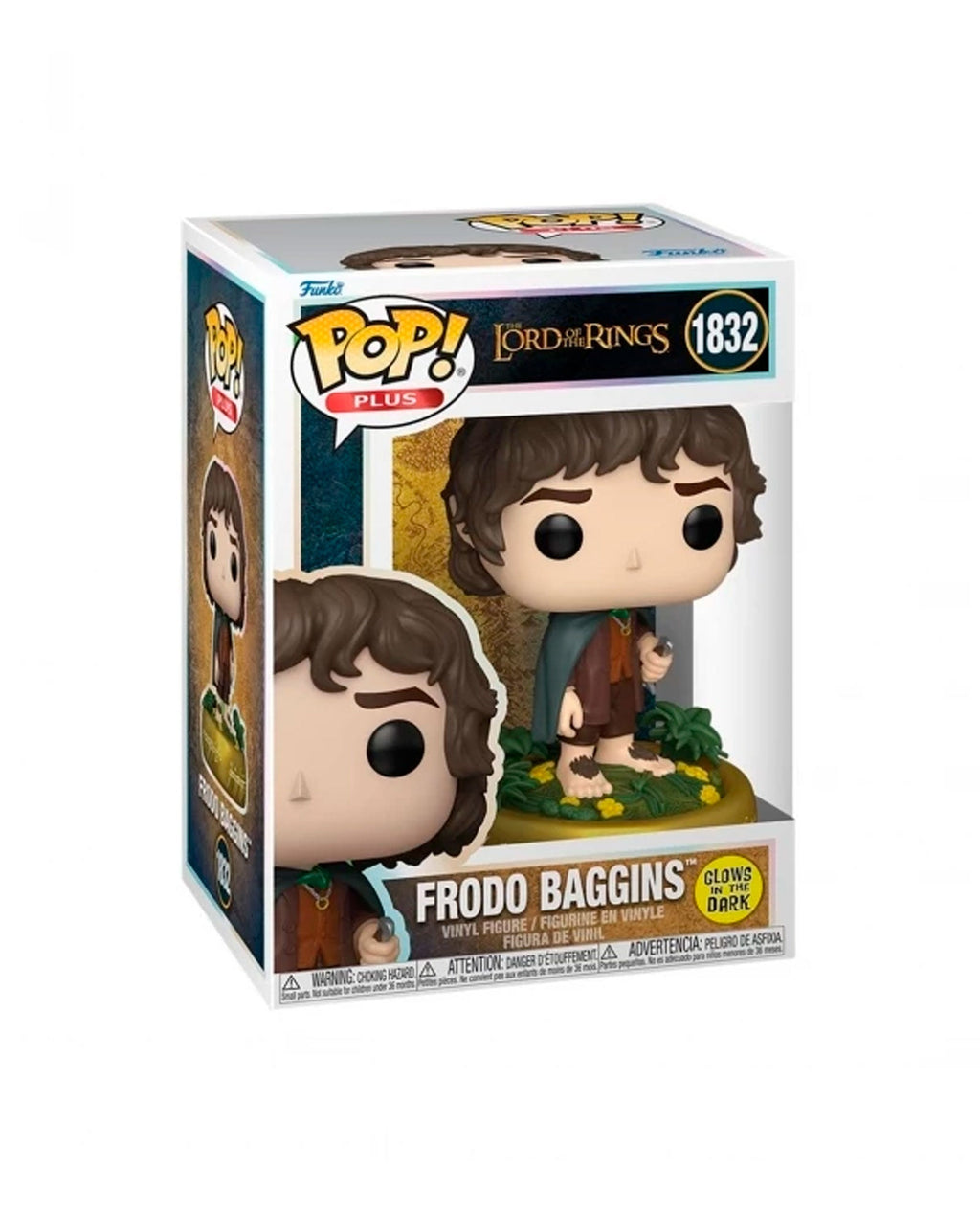 Funko Pop! Vinyl 1831: Vinyl Frodo Baggins (Glow) - El Señor de los Anillos